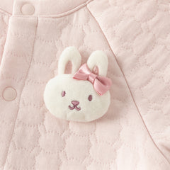Dave&Bella Baby Girls/Boys Winter Charming Pink/Yellow Indoor Soft Rompers