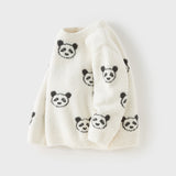 Dave&Bella Toddler Boys Cute Panda Print Classic Soft Sweaters Tops
