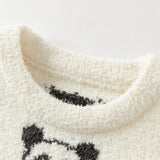 Dave&Bella Toddler Boys Cute Panda Print Classic Soft Sweaters Tops