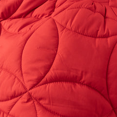 Dave&Bella Toddler Girls Festival Red Long Sleeve Cozy Padded A-line Dress