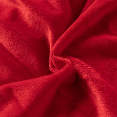 Dave&Bella Toddler Girls Festival Red Long Sleeve Cozy Padded A-line Dress