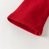 Dave&Bella Toddler Girls Festival Red Chinese-style Hooded Top Mesh Skirt Sets