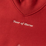Dave&Bella Toddler Boys Versatile Christmas Red Turtle Plush-lined Sweatshirts Tops