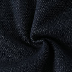 Dave&Bella Toddler Boys Winter Navy Blue Plush-lined Warm Loose Drawstring Sweatpants