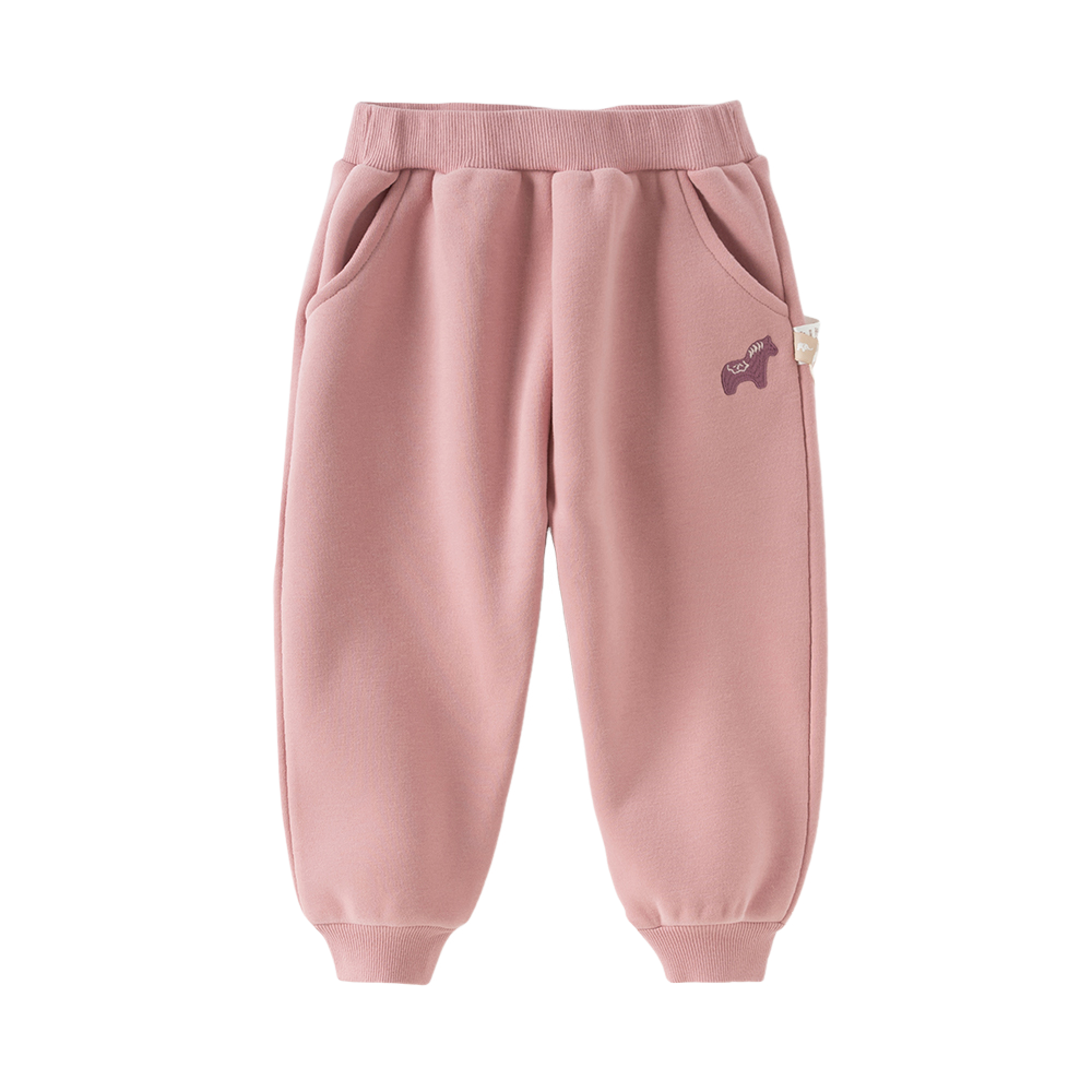 Dave&Bella Toddler Girls/Boys Outdoor Plush-lined Warm Drawstring Sweatpants