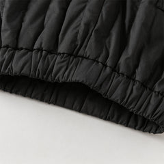 Dave&Bella Toddler Boys Carbon Black Comfortable Drawstring Padded Pants
