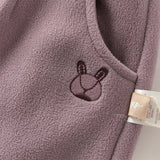 Dave&Bella Toddler Girls/Boys Fashion Warm Plush-lined Loose Casual Pants
