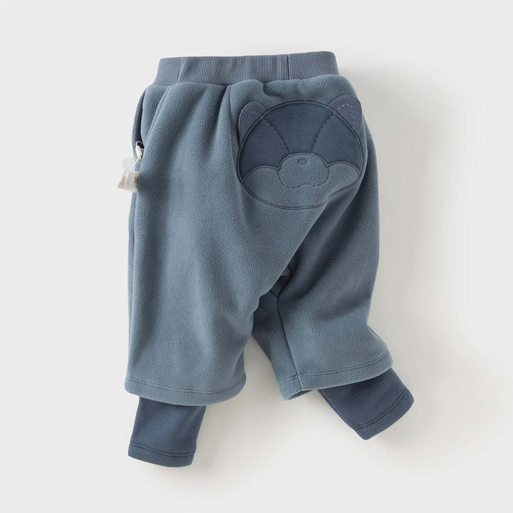 Dave&Bella Toddler Girls/Boys Fashion Warm Plush-lined Loose Casual Pants