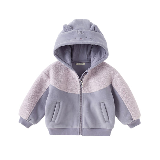 Dave&Bella Toddler Girls/Boys Winter Cute Animal-Style Ultra-Soft Fleece Hooded Coats