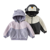 Dave&Bella Toddler Girls/Boys Cute Animal-Style Ultra-Soft Fleece Hooded Coats