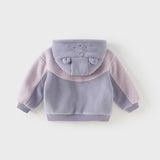Dave&Bella Toddler Girls/Boys Cute Animal-Style Ultra-Soft Fleece Hooded Coats