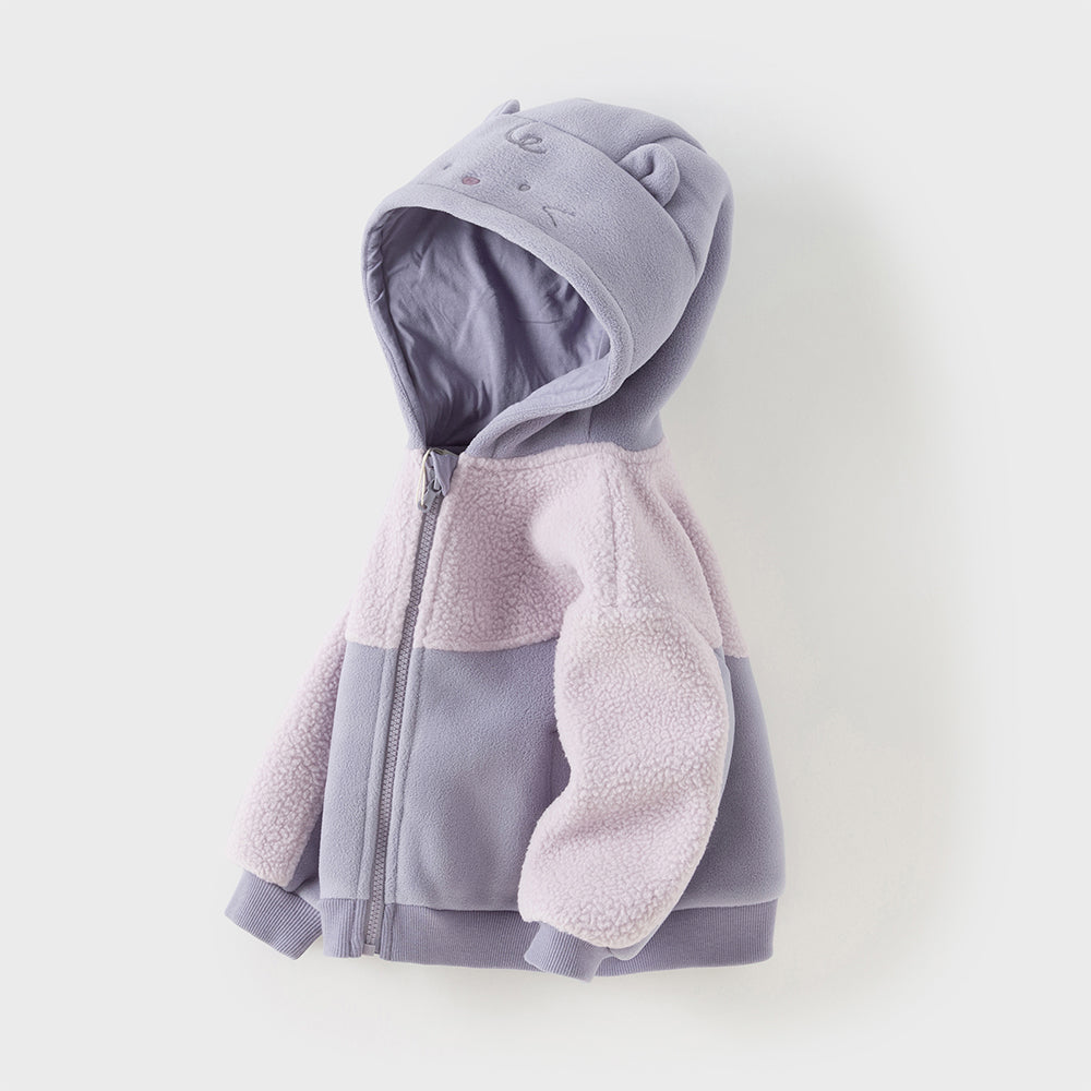 Dave&Bella Toddler Girls/Boys Cute Animal-Style Ultra-Soft Fleece Hooded Coats
