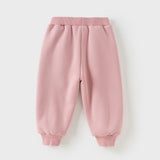 Dave&Bella Toddler Girls/Boys Versatile Adjustable Waistband Plush-lined Cozy Sweatpants