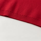 Dave&Bella Kids Girls Winter Festival Red Princess Mesh Skirt Suits Sets