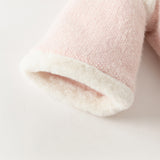 Dave&Bella Toddler Girls Chinese-style Pink Turtle Plush-lined Warm Suits Sets