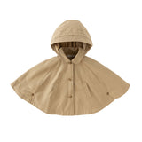 Dave&Bella Toddler Girls Khaki Adorable Hooded Capes Coats