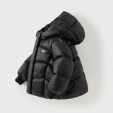 Dave&Bella Toddler Girls/Boys Winter Outdoor Warm Windproof Hooded Goose Down Coats