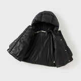 Dave&Bella Toddler Girls/Boys Winter Outdoor Warm Windproof Hooded Goose Down Coats