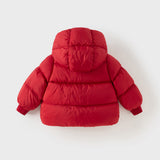 Dave&Bella Toddler Girls/Boys Winter Outdoor Warm Windproof Hooded Goose Down Coats