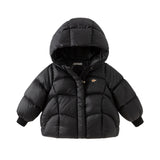 Dave&Bella Toddler Girls/Boys Winter Outdoor Warm Windproof Hooded Goose Down Coats