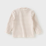 Dave&Bella Toddler Girls Sweet Striped Fashion Cotton Turtle Tees