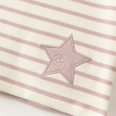 Dave&Bella Toddler Girls Winter Sweet Striped Fashion Cotton Turtle T-shirts Tops