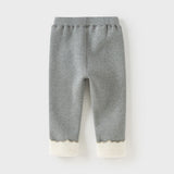 Dave&Bella Toddler Girls Cozy Fleece-Lined Leggings Pants
