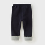 Dave&Bella Toddler Girls Cozy Fleece-Lined Leggings Pants