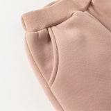Dave&Bella Toddler Girls/Boys Plush-lined Casual Knit Drawstring Sweatpants