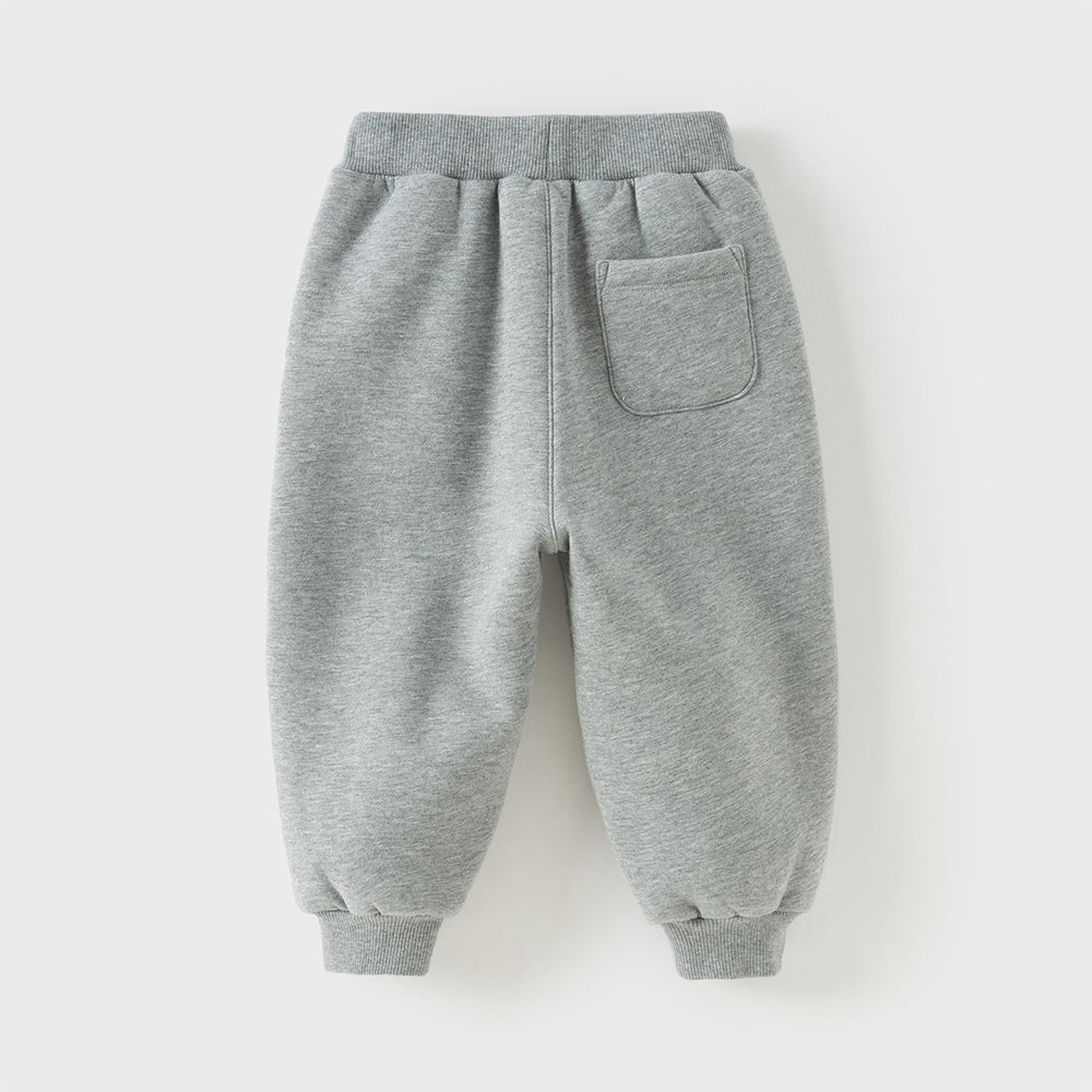 Dave&Bella Toddler Girls/Boys Plush-lined Casual Knit Drawstring Sweatpants
