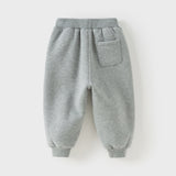 Dave&Bella Toddler Girls/Boys Plush-lined Casual Knit Drawstring Sweatpants