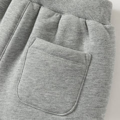 Dave&Bella Toddler Girls/Boys Winter Plush-lined Casual Knit Drawstring Sweatpants