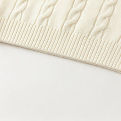 Dave&Bella Kids Girls/Boys Winter Versatile Beige/Red Pullover Sweaters Tops