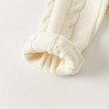 Dave&Bella Kids Girls/Boys Versatile Beige/Red Pullover Sweaters