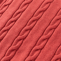 Dave&Bella Kids Girls/Boys Winter Versatile Beige/Red Pullover Sweaters Tops