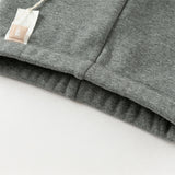 Dave&Bella Toddler Girls Versatile Brown/Grey Warm Plush-lined Leggings