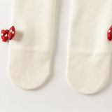 Dave&Bella Kids Girls Versatile Beige/Black Footed Tights Leggings