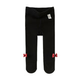 Dave&Bella Kids Girls Versatile Beige/Black Footed Tights Leggings