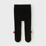Dave&Bella Kids Girls Versatile Beige/Black Footed Tights Leggings