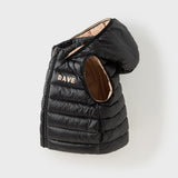 Dave&Bella Toddler Boys Winter Black Sleeveless Outwear Down Hooded Vests Tops