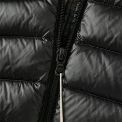 Dave&Bella Toddler Boys Winter Black Sleeveless Outwear Down Hooded Vests Tops