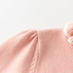 Dave&Bella Kids Girls Winter Versatile Warm Turtle-neck  Pullover Sweaters Tops