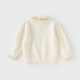 Dave&Bella Kids Girls Versatile Warm Turtle-neck Pullover Sweaters