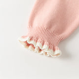 Dave&Bella Kids Girls Versatile Warm Turtle-neck Pullover Sweaters