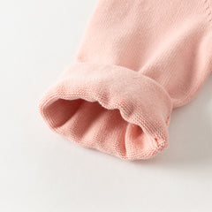 Dave&Bella Kids Girls Winter Versatile Warm Turtle-neck  Pullover Sweaters Tops