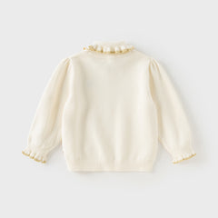 Dave&Bella Kids Girls Winter Versatile Warm Turtle-neck  Pullover Sweaters Tops