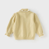 Dave&Bella Kids Girls Versatile Warm Turtle-neck Pullover Sweaters