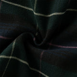 Dave&Bella Toddler Girls Noble Green Plaid Plush-lined Party Princess Tank Dress