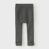 Dave&Bella Kids Girls Versatile Light Khaki/Dark Grey Soft Leggings