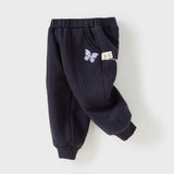 Dave&Bella Toddler Girls Outdoor Adjustable Waistband Loose Drawstring Sweatpants